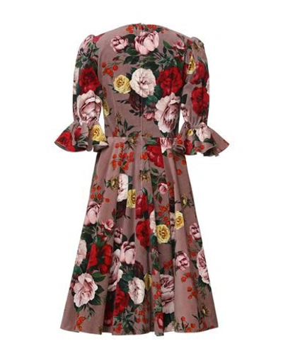 Dolce & Gabbana Midi Dresses In Pastel Pink