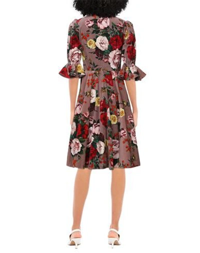 Dolce & Gabbana Midi Dresses In Pastel Pink