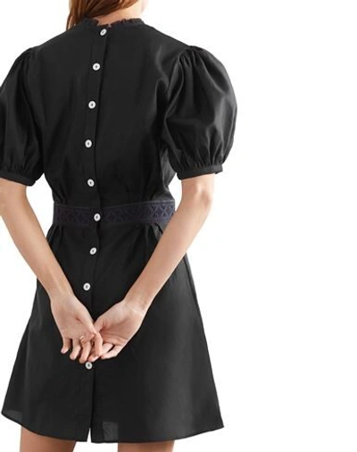 Shop Matin Woman Mini Dress Black Size 4 Cotton