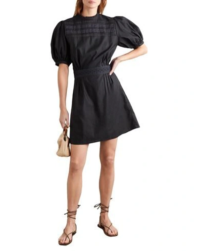 Shop Matin Woman Mini Dress Black Size 4 Cotton