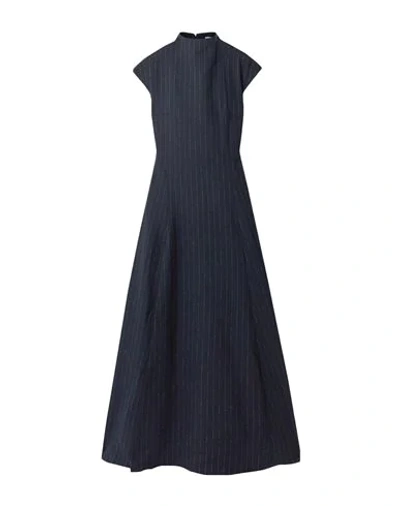 Shop Anna Quan Long Dresses In Dark Blue
