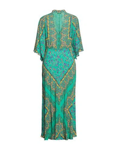 Shop Sandro Midi Dresses In Emerald Green