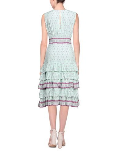 Sandro Midi Dresses In Green