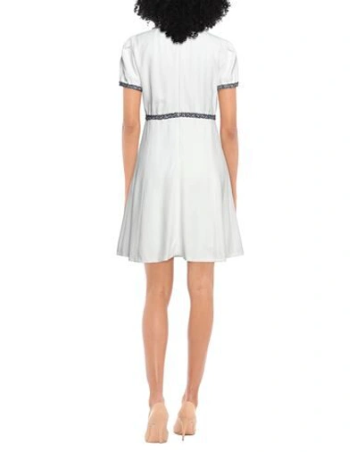 Shop Sandro Woman Mini Dress White Size 8 Viscose, Polyamide, Polyester, Elastane