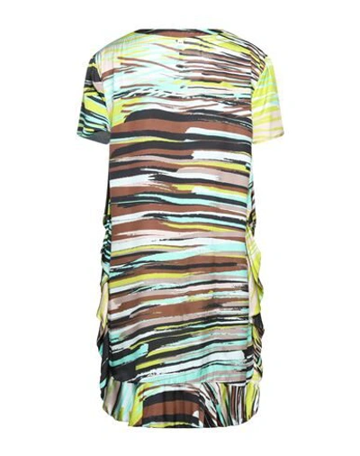 Manila Grace Short Dresses In Brown