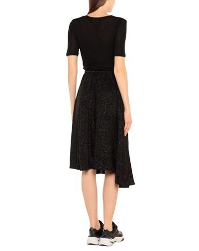 Shop Feleppa Woman Midi Skirt Black Size 6 Acetate, Elastane