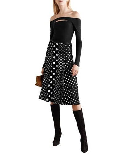 Shop Michael Kors Collection Woman Midi Skirt Black Size 8 Rayon