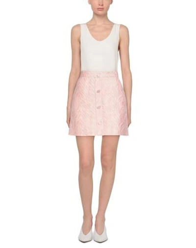 Shop Sandro Mini Skirts In Pink
