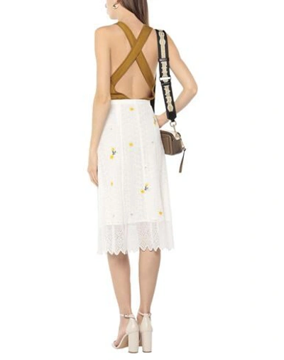 Shop French Connection Midi Skirts In White