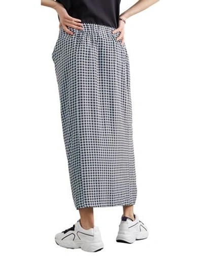 Shop Ganni Woman Long Skirt Sky Blue Size 2 Viscose, Ecovero Viscose