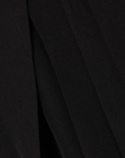 Shop Petar Petrov Woman Midi Skirt Black Size 4 Viscose, Silk