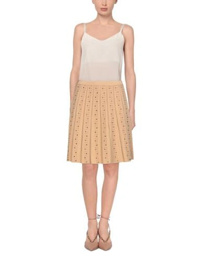 Shop Sandro Midi Skirts In Sand