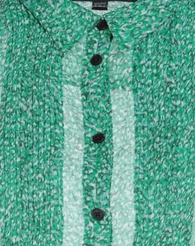Shop French Connection Shirts In Emerald Green