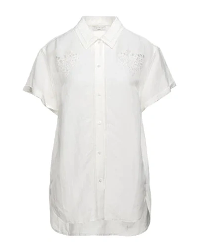 Shop Sandro Shirts In White