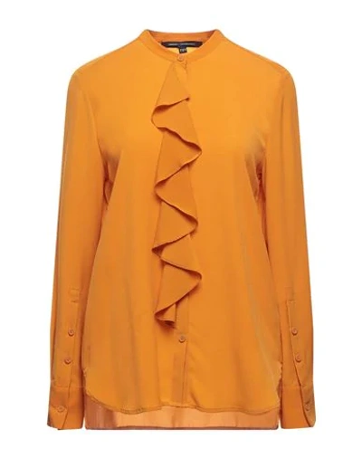 Shop French Connection Shirts In Apricot