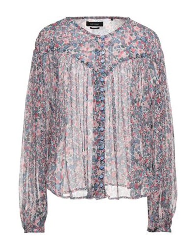 Shop Isabel Marant Woman Shirt Pink Size 12 Silk