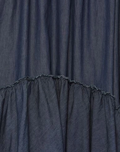 Shop Alessandra Chamonix Denim Skirts In Blue