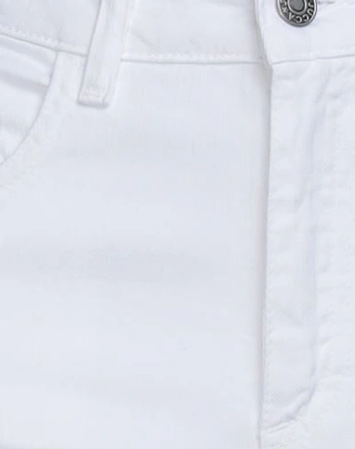 Shop Jucca Denim Shorts In White