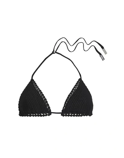 Shop Zimmermann Bikini Tops In Black