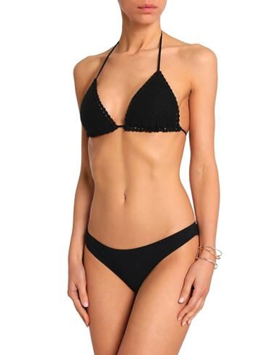 Shop Zimmermann Bikini Tops In Black