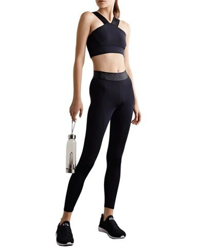 Shop Heroine Sport Woman Top Black Size Xs Pbt - Polybutylene Terephthalate, Polyester, Elastane