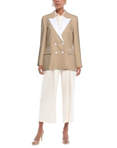 Shop Racil Suit Jackets In Beige