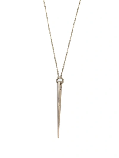Shop Parts Of Four Big Spike Necklace In Silver