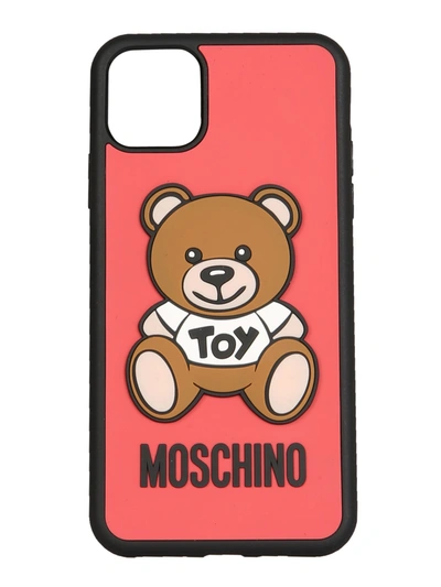Shop Moschino Iphone 11 Pro Max Cover In Fucsia