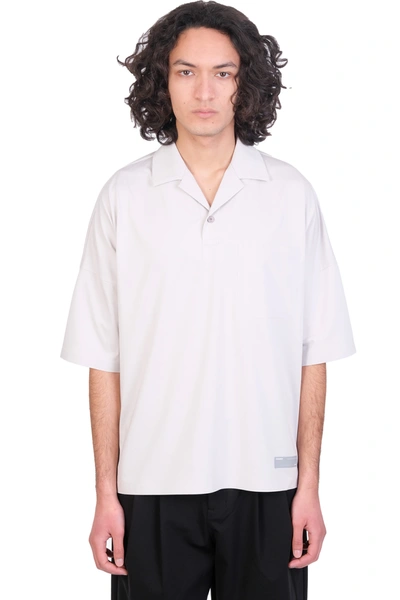 Shop Attachment Polo In Grey Polyester