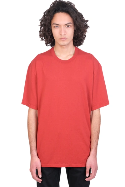 Shop Attachment T-shirt In Red Cotton