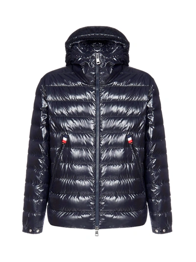 Shop Moncler Jacket In Blu