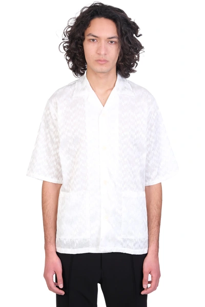 Shop Needles Shirt In White Cotton