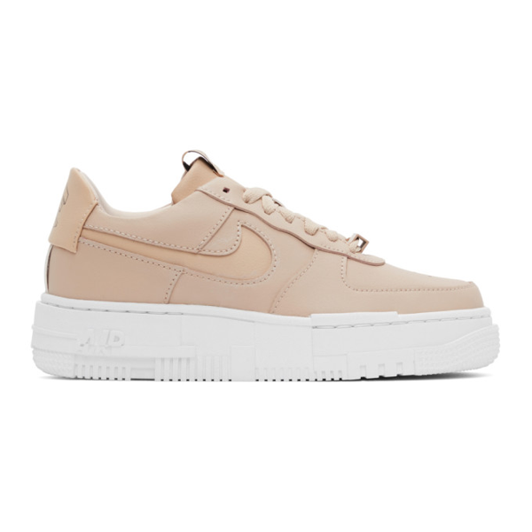 nike air force pixel sneakers in beige