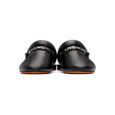 Shop Givenchy Black Elba Slippers In 001-black