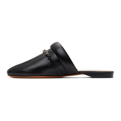 Shop Givenchy Black Elba Slippers In 001-black