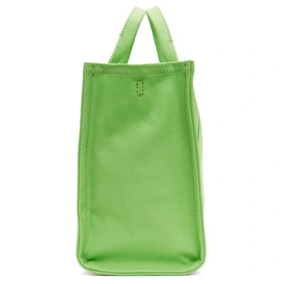 Shop Marc Jacobs Green Magda Archer Edition 'the Small Traveler' Tote In 351 Brtgree