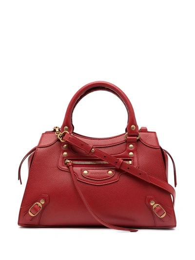 Balenciaga Small Neo Classic City Tote Bag In Red | ModeSens