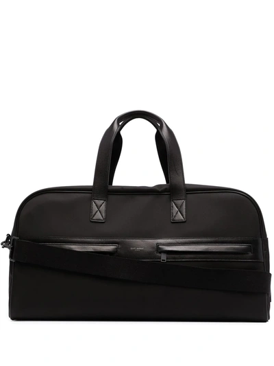 Shop Saint Laurent Zip-detail Duffle Bag In Black
