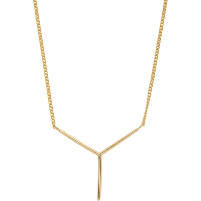 Shop Y/project Gold Y Necklace