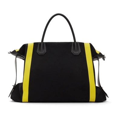 Shop Givenchy Black Large Antigona Messenger Bag In 001 Black