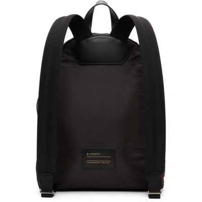 Shop Givenchy Black Patches Backpack In 001 Black