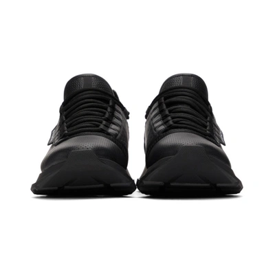 Shop Givenchy Black Spectre Runner Low Sneakers In 001 Black