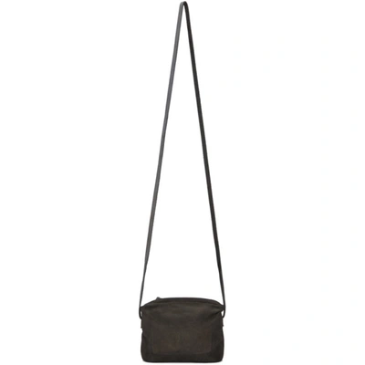 Shop Boris Bidjan Saberi Grey Xs Primitive Messenger Bag In Dark Grey