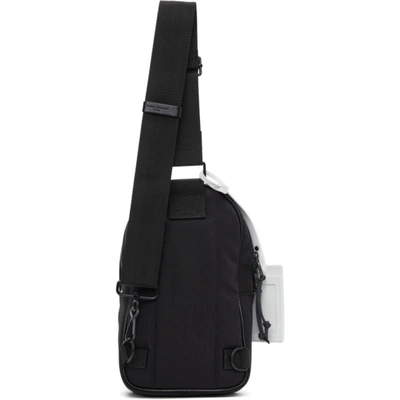 Shop Maison Margiela Black Micro Crossbody Backpack In T8013 Black