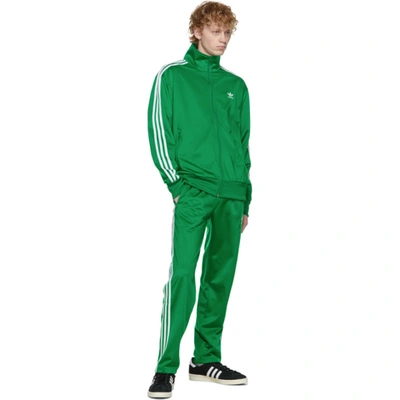 Shop Adidas Originals Green Adicolor Classics Firebird Track Jacket