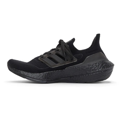 Shop Adidas Originals Black Ultraboost 21 Sneakers