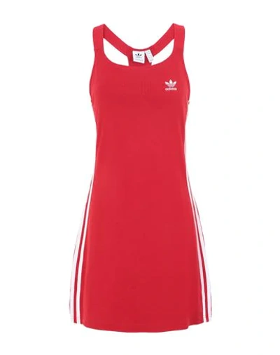 Shop Adidas Originals Racer B Dress Woman Mini Dress Red Size 00 Cotton, Elastane