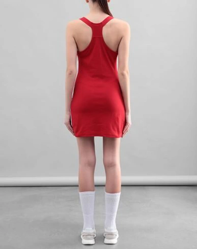 Shop Adidas Originals Racer B Dress Woman Mini Dress Red Size 00 Cotton, Elastane