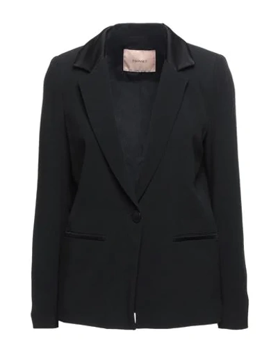 Shop Twinset Sartorial Jacket In Black