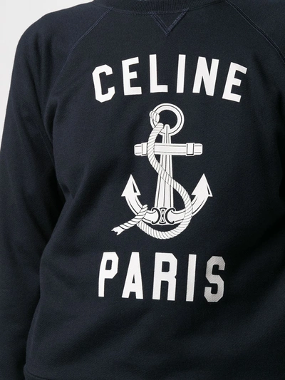 Shop Celine Céline Sweaters In Blu